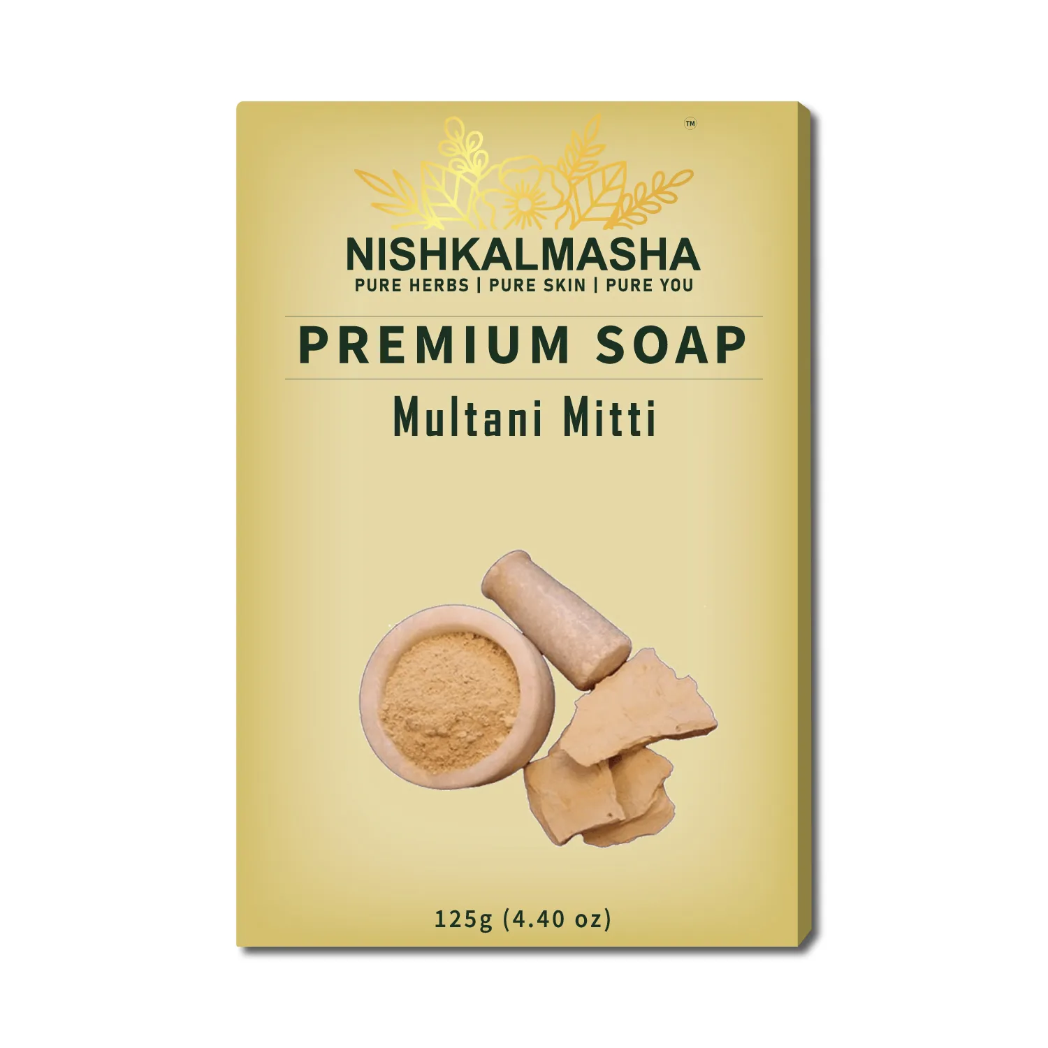 Multani Mitti Soap (125g) | Natural Oil Control & Pore Tightening