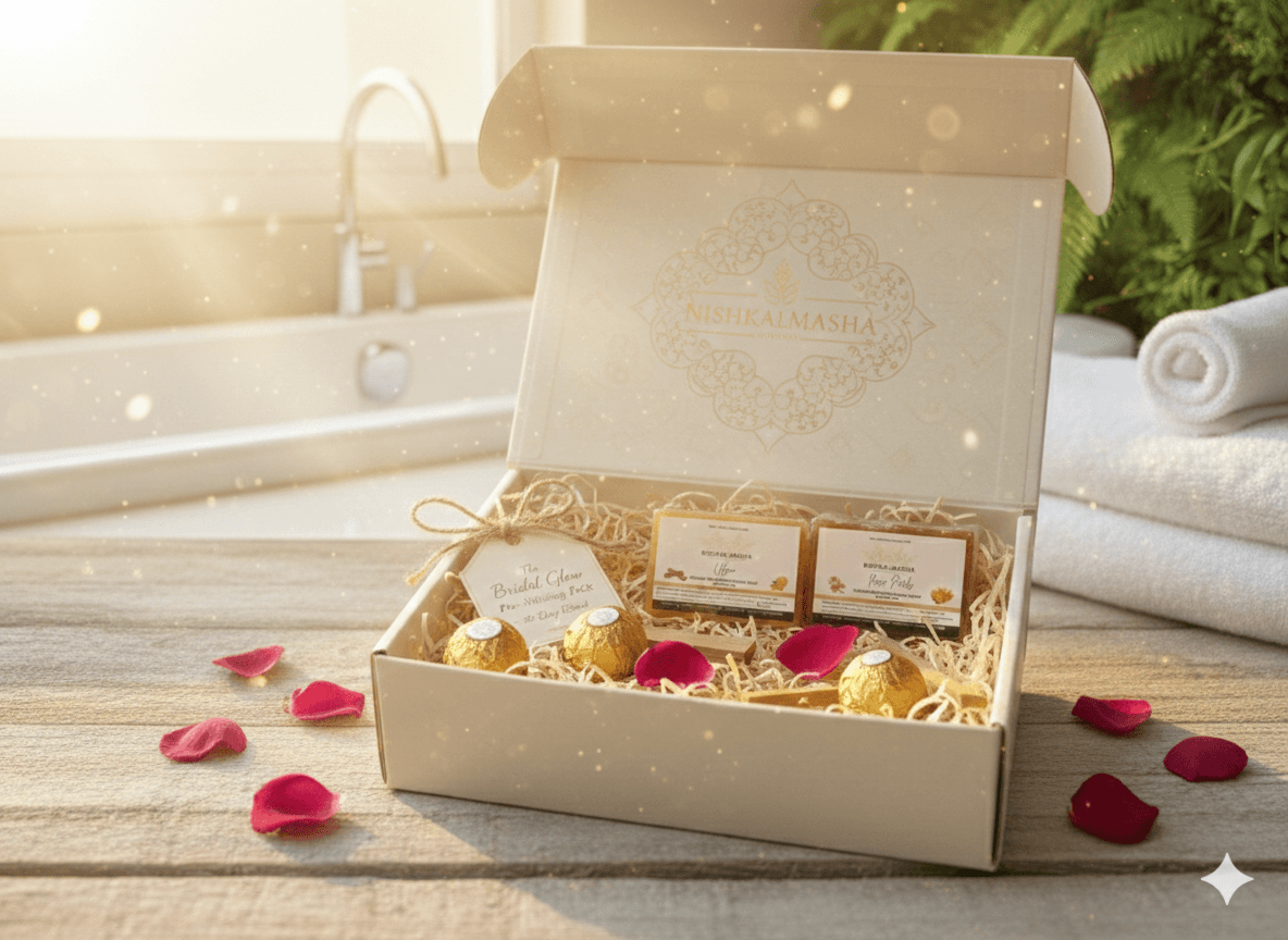 Nishkalmasha Bridal Glow Pre-Wedding Box Pack of 3 2 Nishkalmasha Bridal Glow Pre-Wedding Box Pack of 3